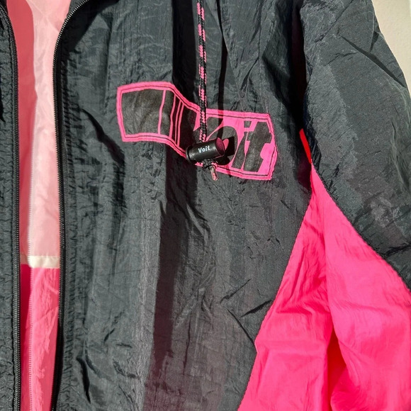 Vintage 80’s VOIT Hot Pink Track Jacket - Picture 4 of 5